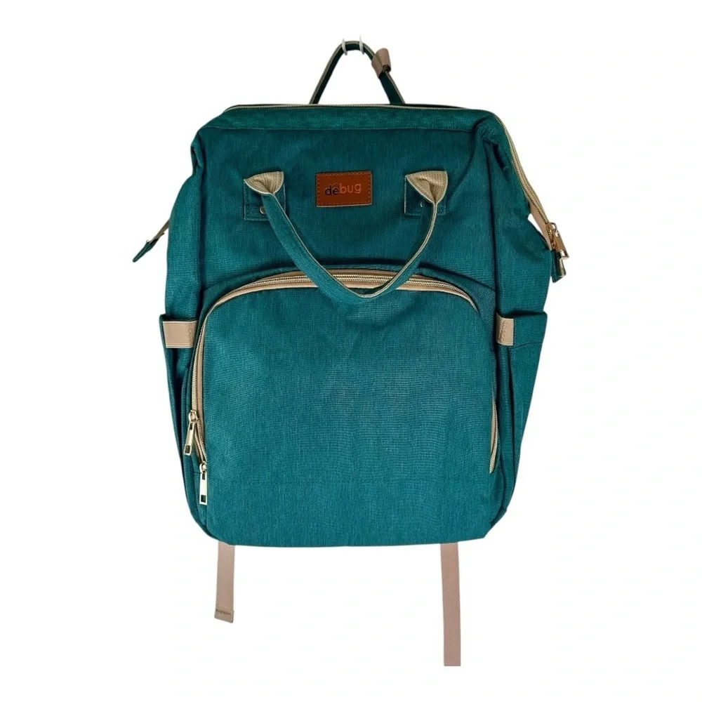 DEBUG Baby Diaper Bag Backpack Green Large Capacity Waterproof Size: OS